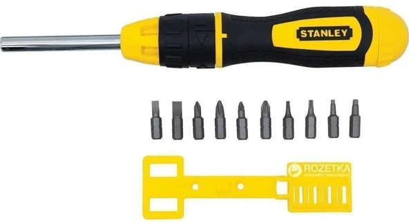 Stanley 0-68-010 Dynagrıp 10 Uçlu Cırcırlı Tornavida - Resim 2