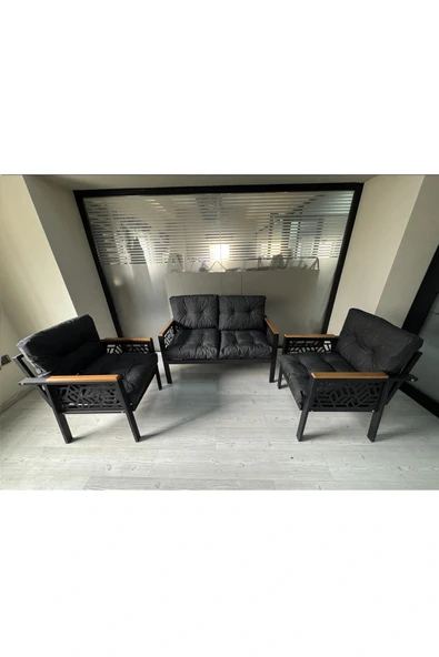 MİAMİ 2+1+1 MELİSA Balkon-bahçe-kafe Çay Seti Koltuk Oturma Takımı-oturma Grubu,ofis Koltuğu ürün görseli 1