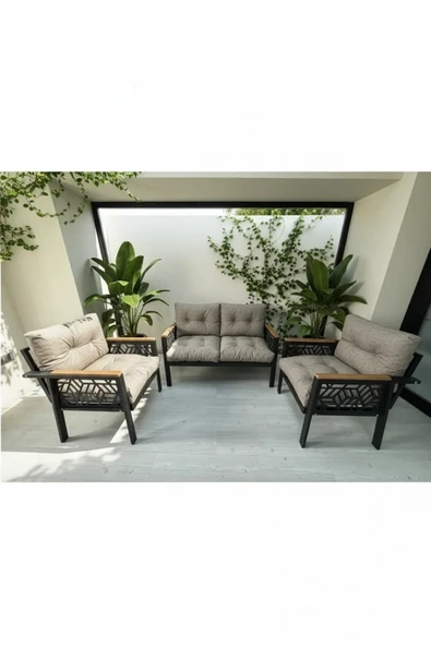 MİAMİ 2+1+1 MELİSA Balkon-bahçe-kafe Çay Seti Koltuk Oturma Takımı-oturma Grubu,ofis Koltuğu ürün görseli 1