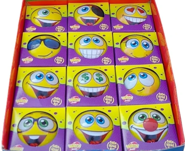 ÇİM ADAM 36 ADET TEK TEK KUTULU ÇİMOJİ - Resim 2