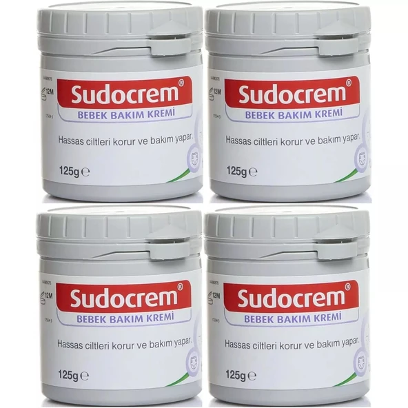 Sudocrem 125 gr 4'lü Bebek Bakım Kremi ürün görseli 1