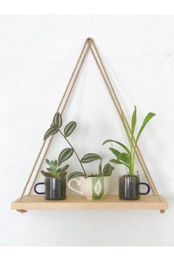 Mivone Doğal Ahşap Uçan Raf 29 x 8cm ürün görseli 1