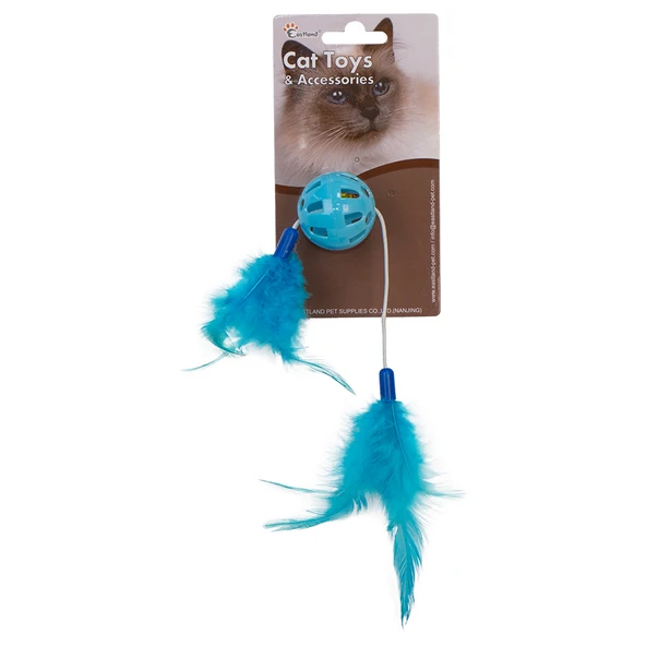 Eastland Tüylü Zilli Plastik Top-çap 4cm ürün görseli 1
