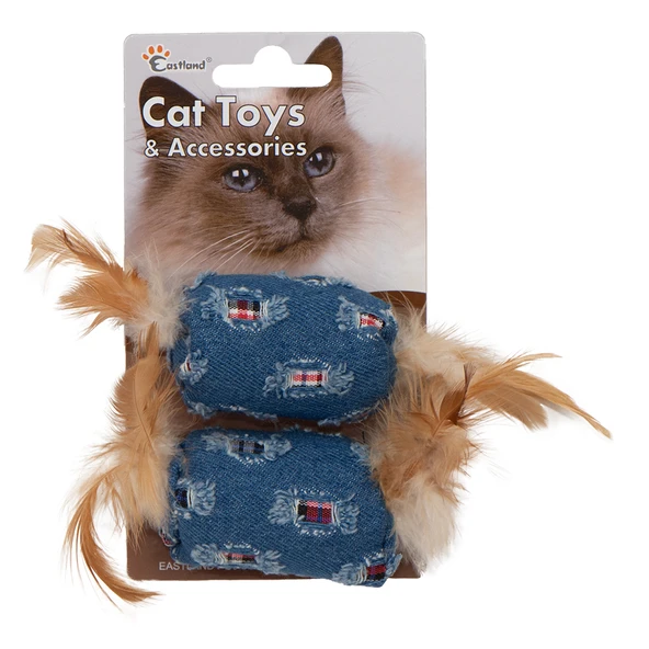 Eastland Öten Catnipli Tüylü Peluş Kedi Oyuncağı 6 ürün görseli 1