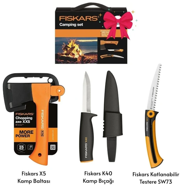 Fiskars Trek Set-01 X5 K40 SW73 Kamp Temel Seti ürün görseli 1