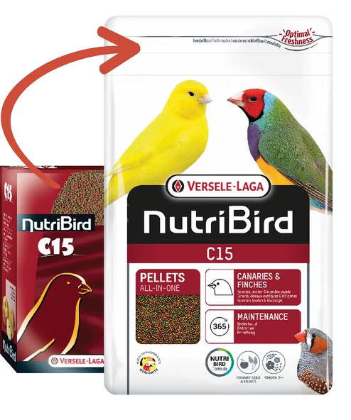 Versele Laga Nutrıbırd C15 Kanarya Pelet Yem 3kg ürün görseli 1
