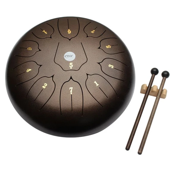Cox Steel Tongue Drum (Kahverengi) ürün görseli 1