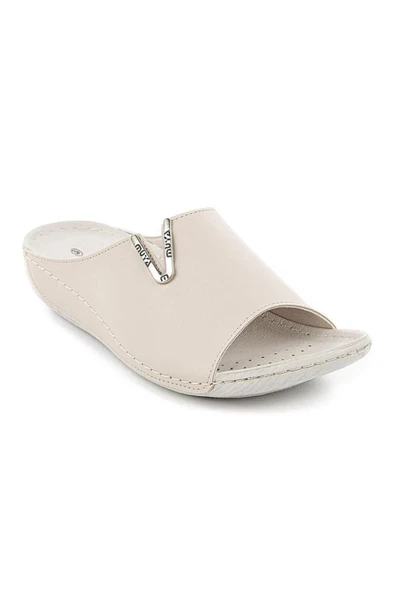 Muya Nest 31125-045 Anatomik Taban Kadın Terlik Krem 36-40 ürün görseli 1