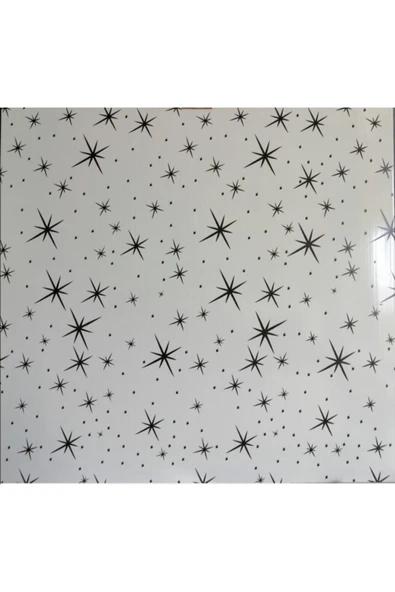 aym akasya yapı market 60x60 Pvc Asma Tavan Paneli Yıldız Desen 20 Adet ( 7,20 M2 ) Ürünlerimiz Sadece Panel Satışlıdır ürün görseli 1