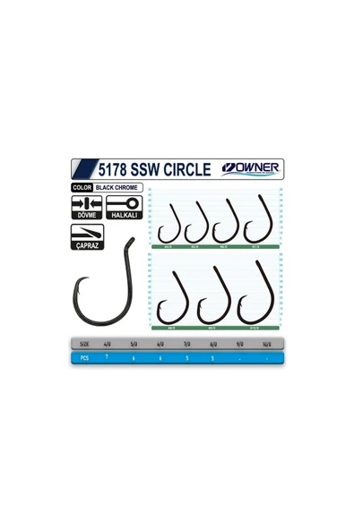 Owner 5178 Ssw CırcleHook - Resim 2