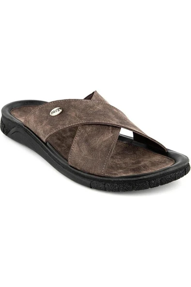 Muya Vegas 33301-004 Anatomik Taban Erkek Terlik Kahve 40-45 ürün görseli 1
