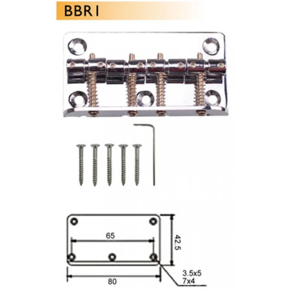 Valencia Bbr1cr Dr.parts Bas Köprü Krom (80x42.5) ürün görseli 1