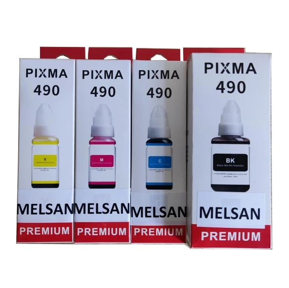 Melsan Canon ile Uyumlu Pixma G3200 Mürekkep 4 Renk Takım Muadil ürün görseli 1
