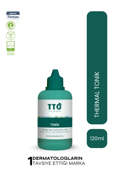 TTO Yüz Toniği 120 Ml Arındırıcı & Gözenek Sıkılaştırıcı ( Çay Ağacı Yağı / Tea Tree Oil ) ürün görseli 1