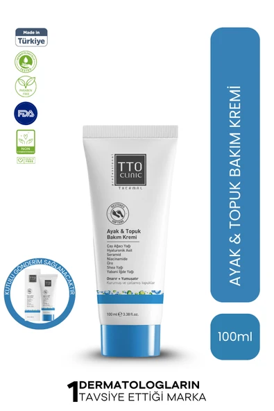 TTO CLINIC Ayak & Topuk Bakım Kremi 100 ML ürün görseli 1