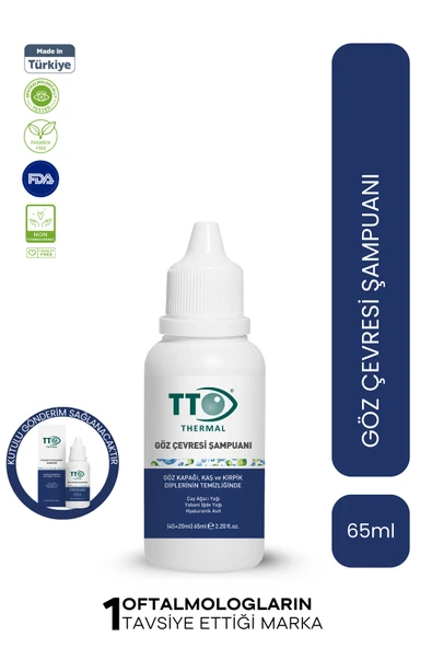TTO GÖZ ÇEVRESİ ŞAMPUANI 45 ML + 15 ML ürün görseli 1