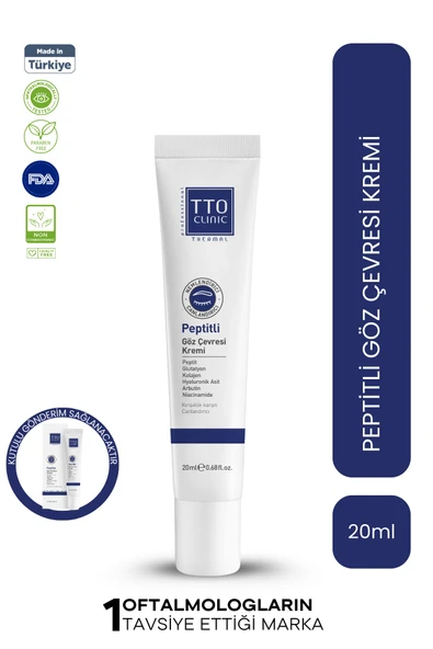 TTO CLINIC Peptitli Göz Çevresi Kremi 20 ml ürün görseli 1