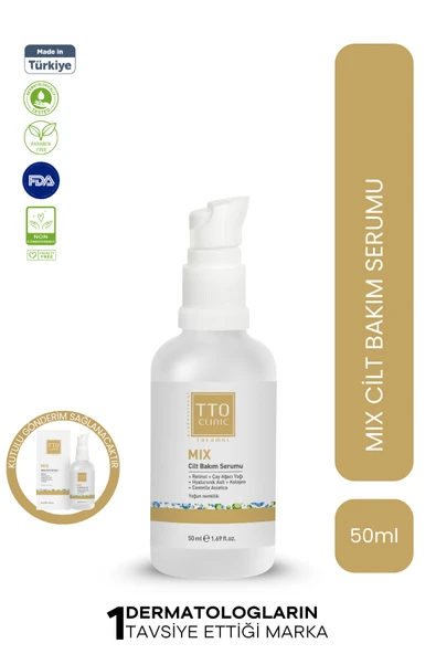 TTO CLINIC MIX CİLT BAKIM SERUMU 50ml ürün görseli 1