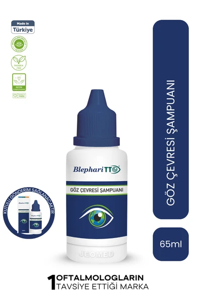 BLEPHARITTO GÖZ ÇEVRESİ ŞAMPUANI 65 ML ürün görseli 1