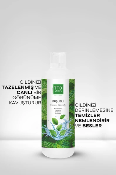 TTO CLINIC Duş Jeli - Mentol Tazeliği 500 ML - Resim 4