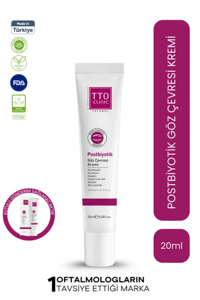 TTO CLINIC Postbiyotik Göz Çevresi Kremi 20 ml ürün görseli 1