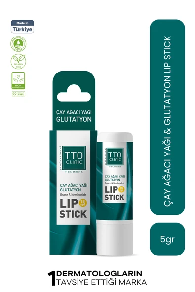 TTO CLINIC Lip Stick - Çay Ağacı Yağı & Glutatyon 15 SPF ürün görseli 1