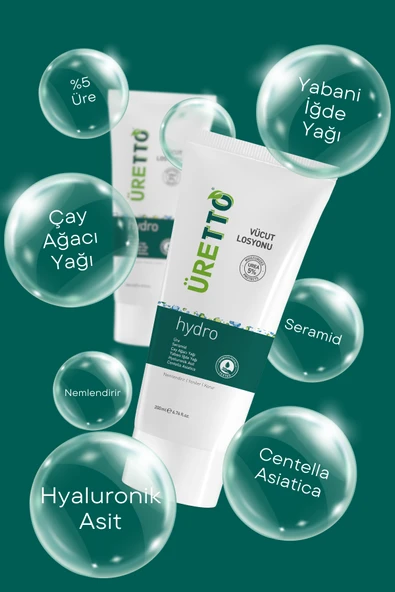 ÜRETTO HYDRO VÜCUT LOSYONU 200ML - Resim 3
