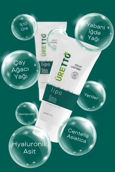 ÜRETTO LIPO VÜCUT LOSYONU 200ML - Resim 3