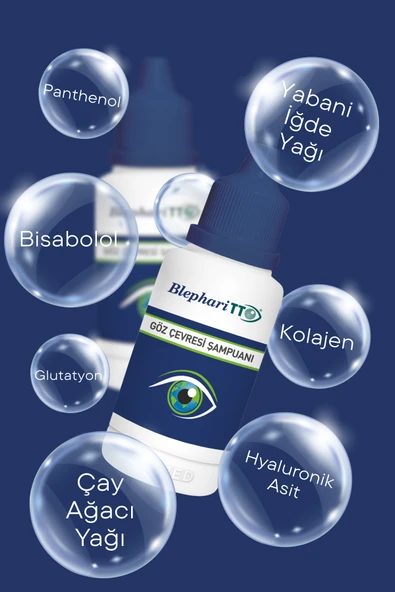 BLEPHARITTO GÖZ ÇEVRESİ ŞAMPUANI 65 ML - Resim 3