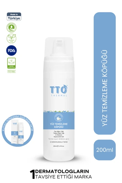 TTO YÜZ TEMİZLEME KÖPÜĞÜ 200 ML ürün görseli 1