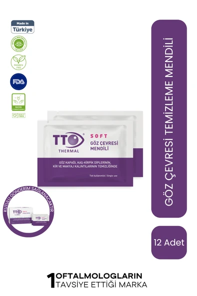 TTO SOFT GÖZ MENDİLİ 12'Lİ ürün görseli 1