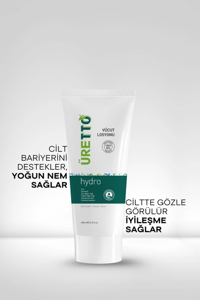 ÜRETTO HYDRO VÜCUT LOSYONU 200ML - Resim 4