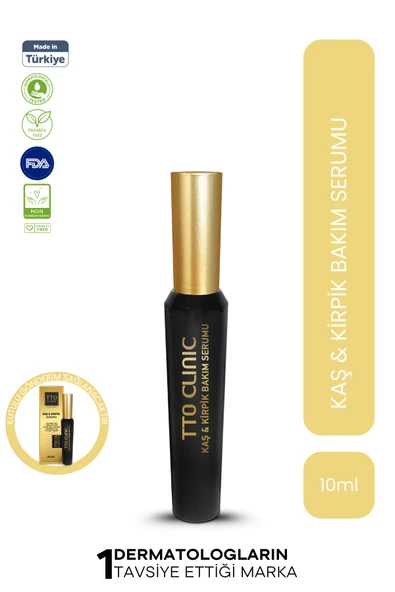 TTO CLINIC KAŞ & KİRPİK BAKIM SERUMU 10 ML ürün görseli 1