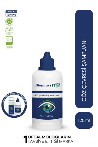 BlephariTTO GÖZ ÇEVRESİ ŞAMPUANI 125 ML ürün görseli 1