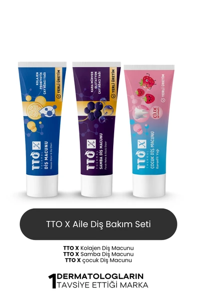 TTO X Aile Diş Bakım Seti (Samba, Kolajen) ürün görseli 1