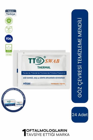 TTO Thermal Swab 24'lü Göz Temizleme Mendili ürün görseli 1
