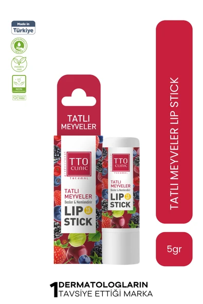 TTO CLINIC Tatlı Meyveler Lip Stick 15 SPF Korumalı ürün görseli 1