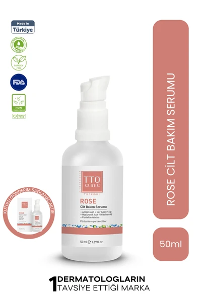 TTO CLINIC ROSE CİLT BAKIM SERUMU 50ml ürün görseli 1