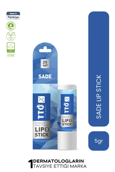 TTO X 20 SPF Korumalı Sade Lipstick ürün görseli 1