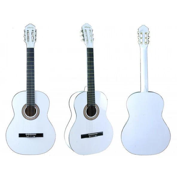 Lichtenberg CG851 Beyaz Klasik Gitar (Taşıma Çantası Hediyeli) ürün görseli 1