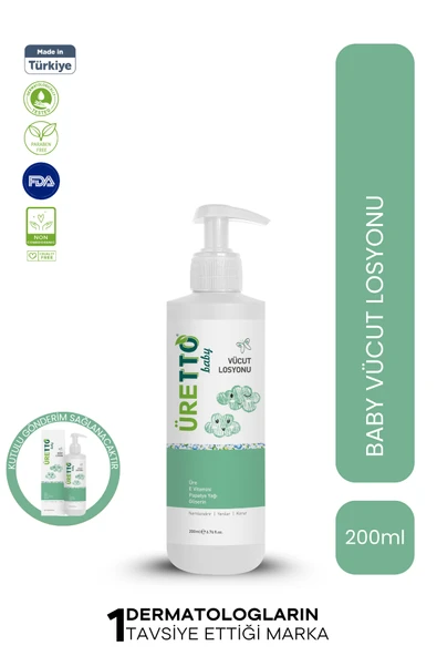 ÜRETTO Baby Vüct Losyonu 200 ML ürün görseli 1