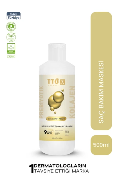 TTO X Nemlendirici Ve Onarıcı Saç Kremi Kolajen Ve Prebiyotik ürün görseli 1