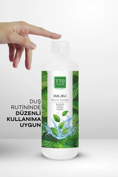 TTO CLINIC Duş Jeli - Mentol Tazeliği 500 ML - Resim 5