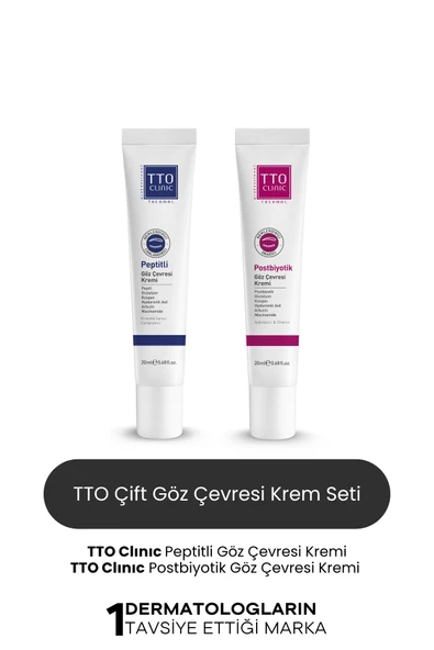 TTO Clinic Göz Çevresi Bakım Seti Peptit Ve Postbiyotik Avantajlı Paket ürün görseli 1
