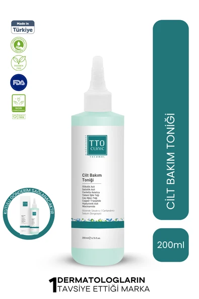 TTO CLINIC CİLT BAKIM TONİĞİ 200 ML ürün görseli 1