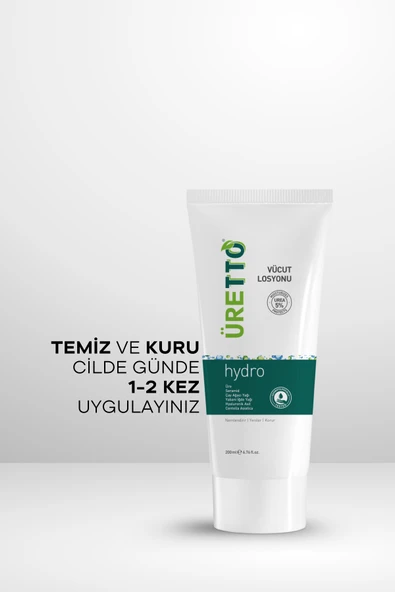 ÜRETTO HYDRO VÜCUT LOSYONU 200ML - Resim 5