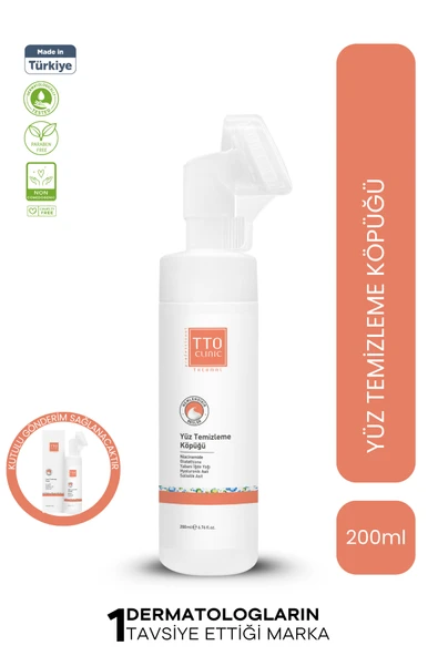 TTO CLINIC Yüz Temizleme Köpüğü 200 Ml ürün görseli 1
