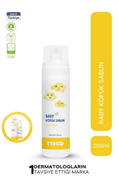 TTO SOFT Baby Köpük Sabun 200 ML ürün görseli 1