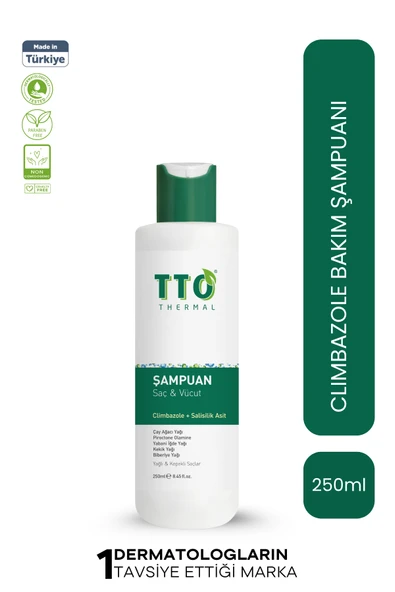 TTO Saç ve Vücut Şampuanı 250 ml  Derin Temizlik & Dengeleyici Bakım ürün görseli 1
