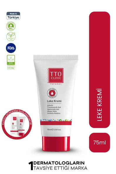 TTO CLINIC LEKE KREMİ 75 ML ürün görseli 1